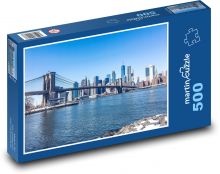 New York - most Puzzle 500 dílků - 46 x 30 cm