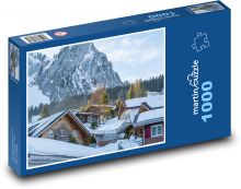 Zasněžená krajina Puzzle 1000 dílků - 60 x 46 cm