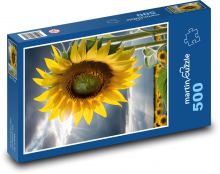 Yellow sunflower Puzzle of 500 pieces - 46 x 30 cm 