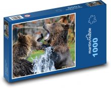 Grizzly bear Puzzle 1000 dielikov - 60 x 46 cm 