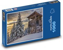 Lavanttal, Korutánska, studené Puzzle 1000 dielikov - 60 x 46 cm 