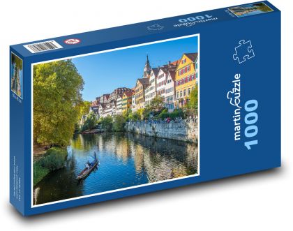 Německo - Tübingen - Puzzle 1000 dílků, rozměr 60x46 cm