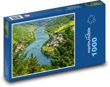 Niemcy - rzeka Puzzle 1000 elementów - 60x46 cm