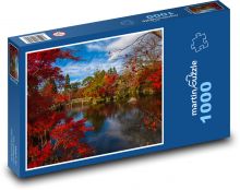 Japoński ogród Puzzle 1000 elementów - 60x46 cm