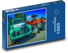 Stara ciężarówka i ciągnik Puzzle 1000 elementów - 60x46 cm