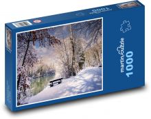 Winter landscape Puzzle 1000 pieces - 60 x 46 cm 