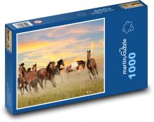 Wild horses Puzzle 1000 pieces - 60 x 46 cm 