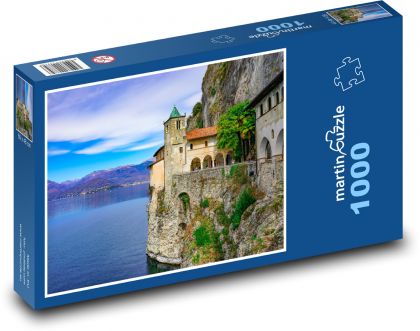 Santa Caterina del Sasso - Puzzle 1000 dílků, rozměr 60x46 cm