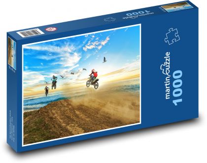 Motokross - Puzzle 1000 dielikov, rozmer 60x46 cm