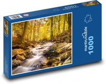 Les, potok Puzzle 1000 dielikov - 60 x 46 cm 