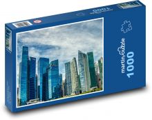 Singapur - mrakodrapy Puzzle 1000 dielikov - 60 x 46 cm 