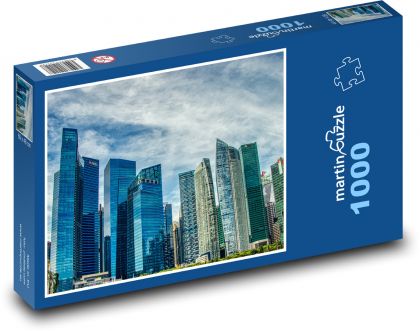 Singapur - mrakodrapy - Puzzle 1000 dielikov, rozmer 60x46 cm