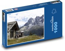 Alpy - Mont Blanc Puzzle 1000 elementów - 60x46 cm