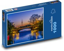 Nemecko - Hamburg Puzzle 1000 dielikov - 60 x 46 cm 