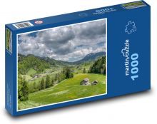 Krajina, hory Puzzle 1000 dielikov - 60 x 46 cm 