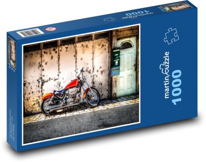 Harley Davidson Sportster - Puzzle 1000 dílků, rozměr 60x46 cm