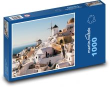 Řecko - Santorini Puzzle 1000 dílků - 60 x 46 cm