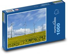 veterná energia Puzzle 1000 dielikov - 60 x 46 cm 