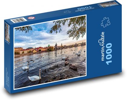 Prague - Charles Bridge - Puzzle 1000 pieces, size 60x46 cm 