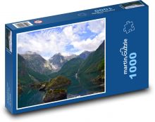 Mountains, lake, nature Puzzle 1000 pieces - 60 x 46 cm 