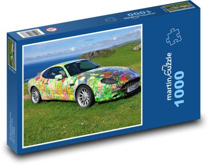 Auto - Aston Martin - Puzzle 1000 dílků, rozměr 60x46 cm