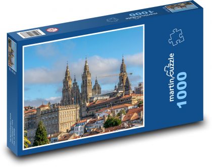 Santiago de Compostela - Puzzle 1000 dílků, rozměr 60x46 cm