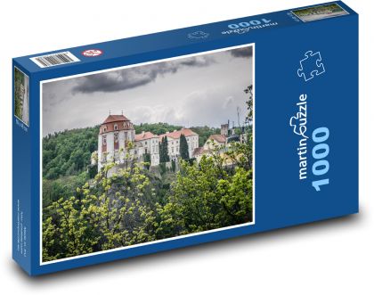 Zámek - Vranov nad Dyjí - Puzzle 1000 dílků, rozměr 60x46 cm