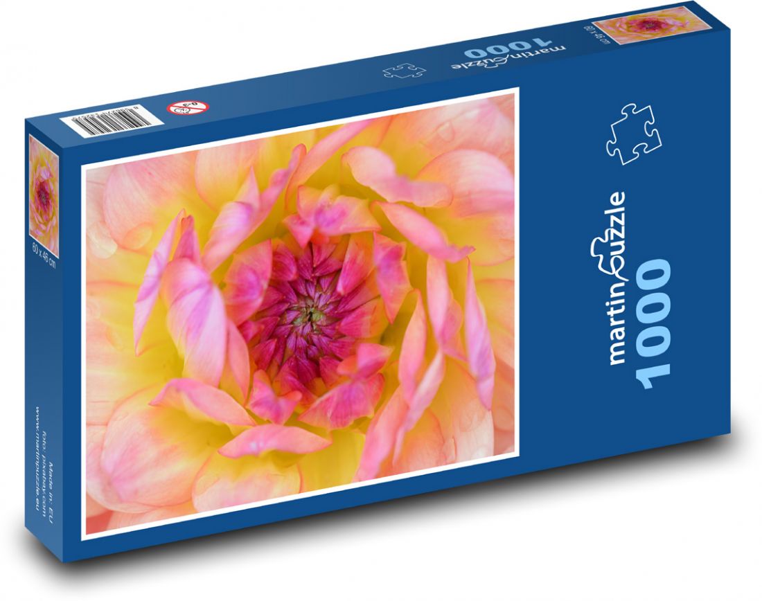 Puzzle 1000 – Spirála barevných květů