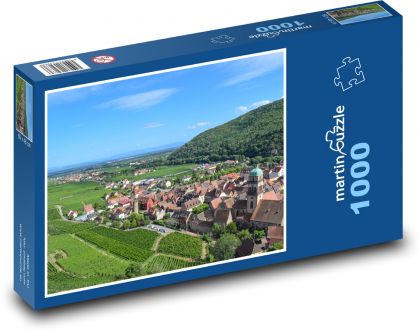 Vinice - Francúzsko, budovy - Puzzle 1000 dielikov, rozmer 60x46 cm