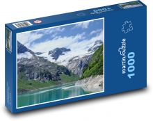 Pasmo górskie - Jezioro Bergsee Puzzle 1000 elementów - 60x46 cm