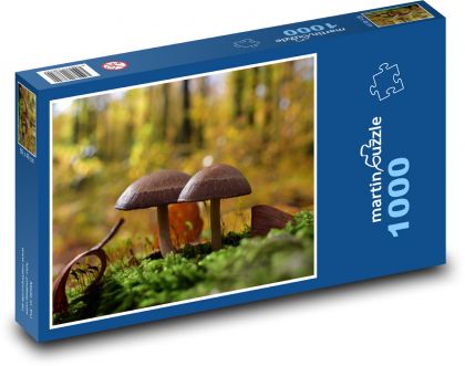 Mushroom - toadstool, forest - Puzzle 1000 pieces, size 60x46 cm 