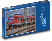 Train - tracks, railways Puzzle 1000 pieces - 60 x 46 cm 