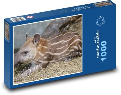 Tapir - animal, cub - Puzzle 1000 pieces, size 60x46 cm 