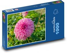 Jirina - pink flower, flower Puzzle 1000 pieces - 60 x 46 cm 