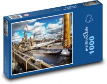 Loď - more, doprava Puzzle 1000 dielikov - 60 x 46 cm 