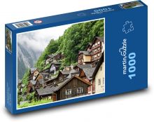 Hallstatt - Austria, homes Puzzle 1000 pieces - 60 x 46 cm 