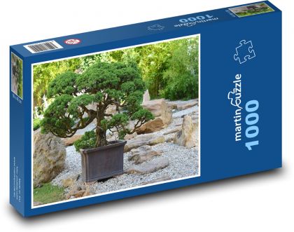 Bonsai - zahrada, Japonsko - Puzzle 1000 dílků, rozměr 60x46 cm