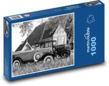 Historické vozidlo - auto, starožitný Puzzle 1000 - 60x46 cm