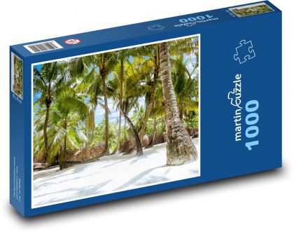 Caribbean - palm trees - Puzzle 1000 pieces, size 60x46 cm 