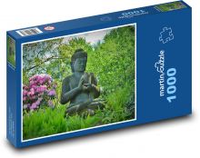 Stone statue - Buddha Puzzle 1000 pieces - 60 x 46 cm 