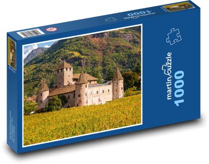 Bolzano - castle, vineyard - Puzzle 1000 pieces, size 60x46 cm 