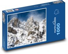 Avalanche - mountain, Alps Puzzle 1000 pieces - 60 x 46 cm 