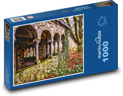 Monastery - old staba, nature - Puzzle 1000 pieces, size 60x46 cm 