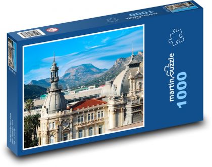 Spain - mountains, port city - Puzzle 1000 pieces, size 60x46 cm 