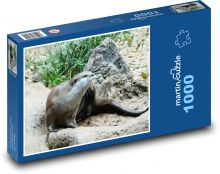 Otter - predator, animal Puzzle 1000 pieces - 60 x 46 cm 