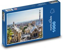 Guell Park - Spain, city Puzzle 1000 pieces - 60 x 46 cm 