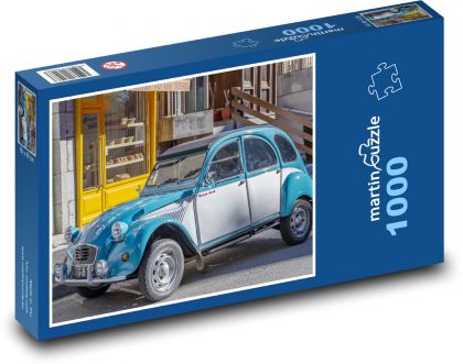 Auto - Citroen 2CV, 4x4 - Puzzle 1000 dílků, rozměr 60x46 cm