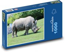 Nosorožec - zviera, Afrika Puzzle 1000 dielikov - 60 x 46 cm 