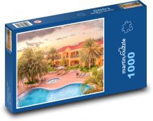 Curacao Resort, Karibik Puzzle 1000 dielikov - 60 x 46 cm 