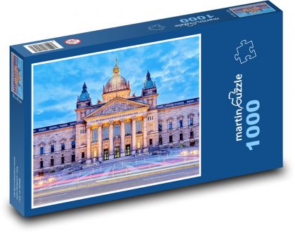 Leipzig - building, Saxony - Puzzle 1000 pieces, size 60x46 cm 